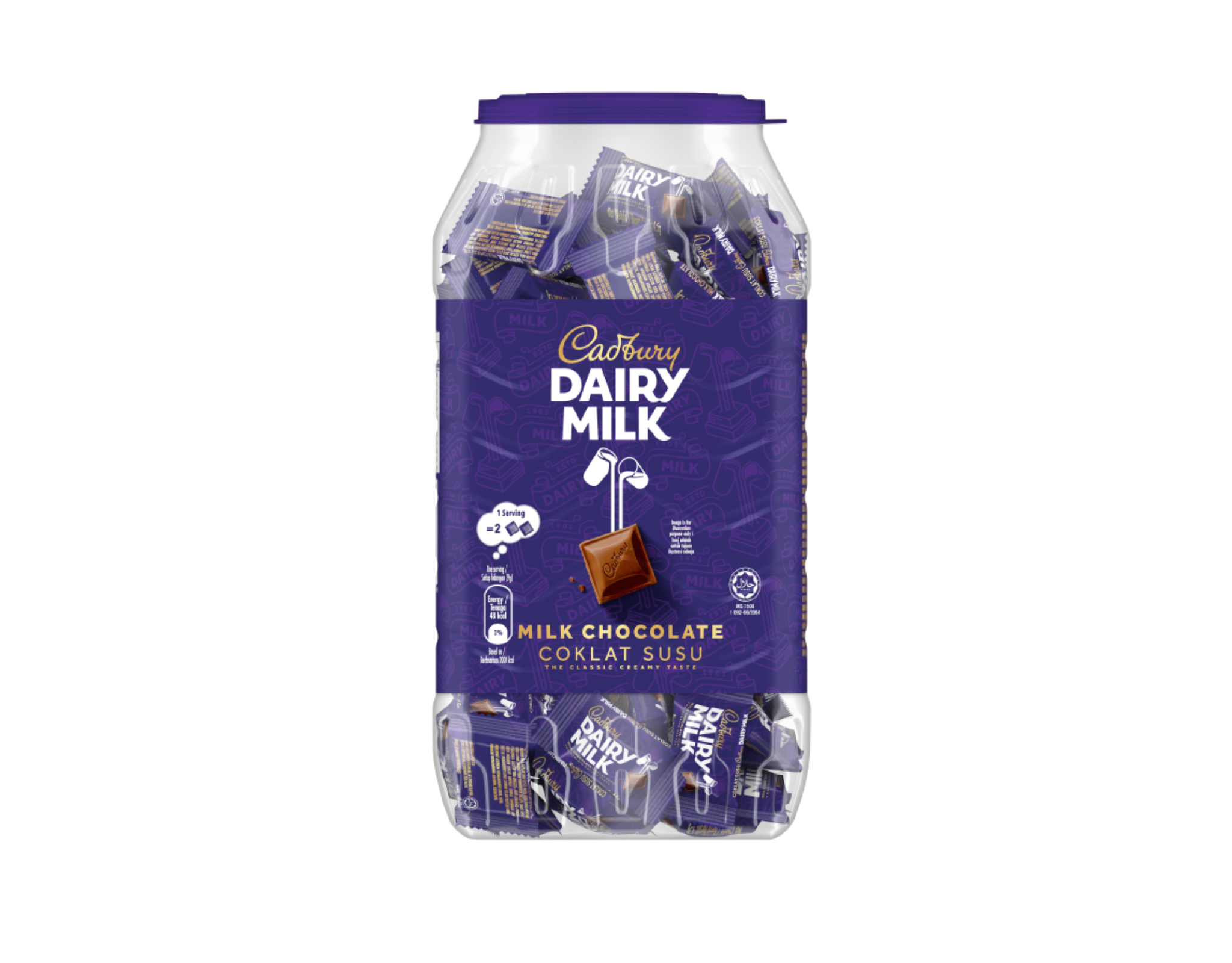 Cadbury Dairy Milk Chocolate Neaps Jar 385g