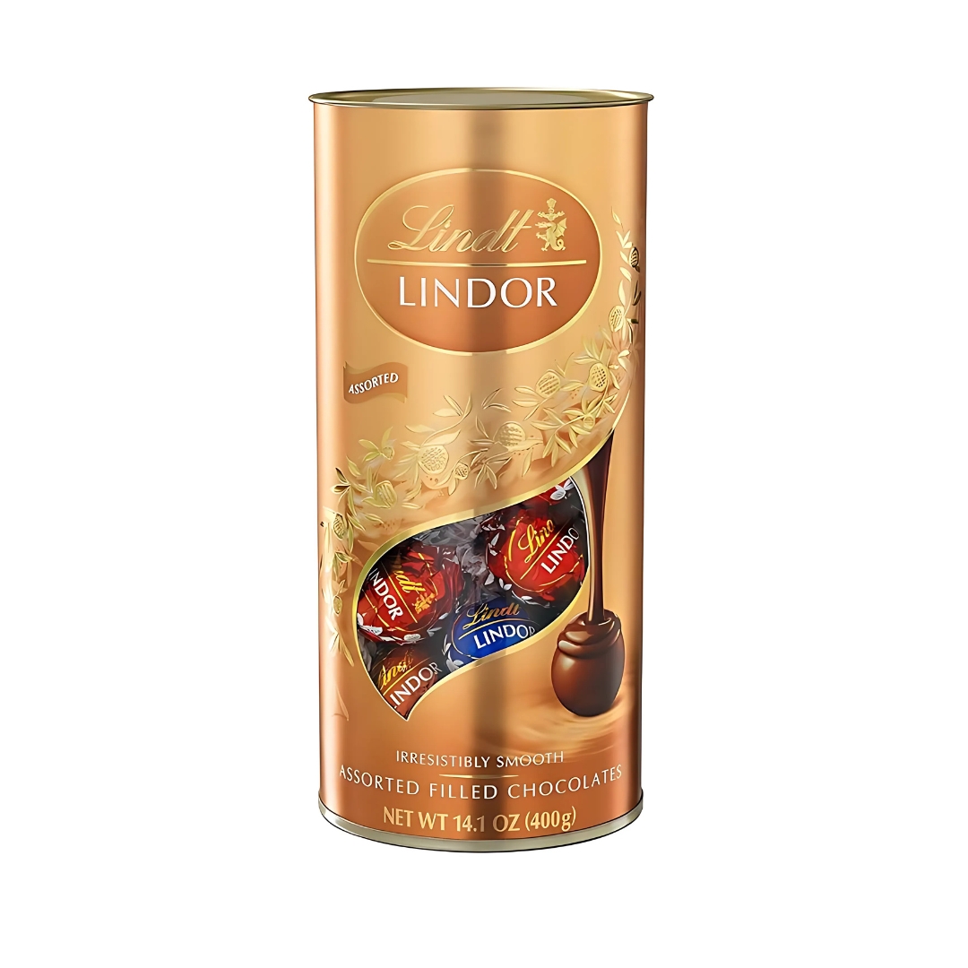 Lindt Lindor Assorted Chocolate Filling Tube 400g