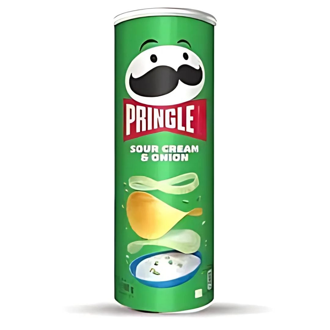 Pringles Sour Cream And Onion 165g