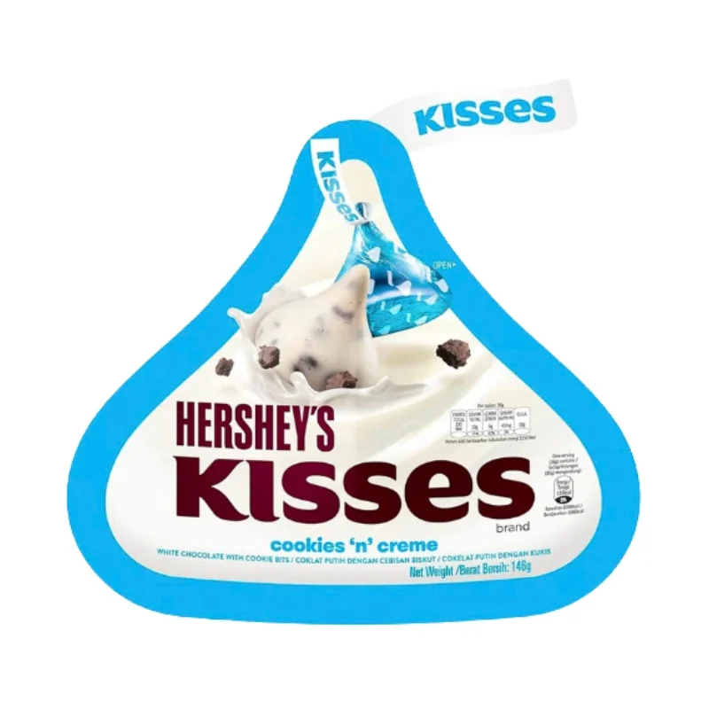 Hersheys Kisses Cookies N Creme 146g Pouch