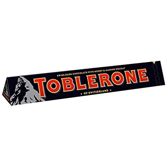 Toblerone Dark Chocolate With Honey And Almond 100g
