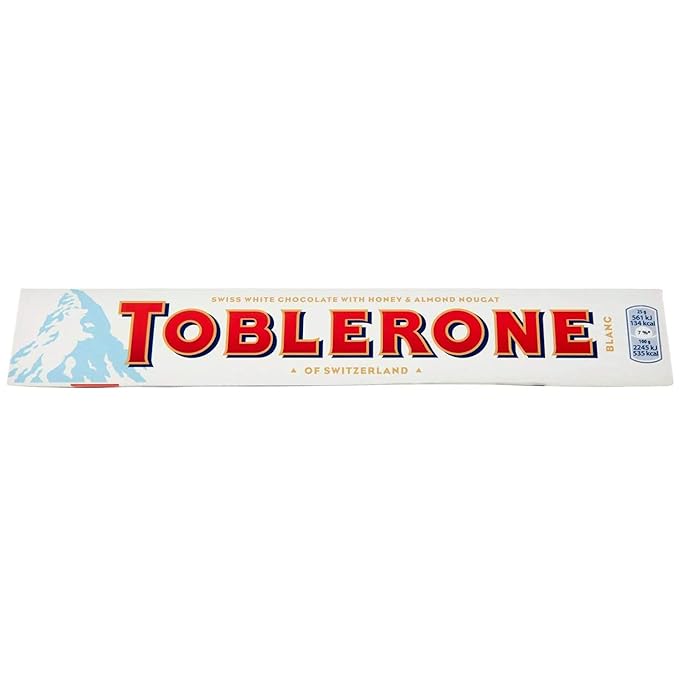 Toblerone White Chocolate With Honey And Almond