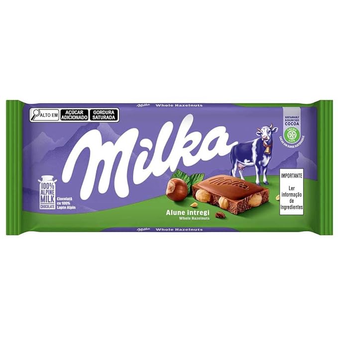 Milka Hazelnut Milk Chocolate Bar 95g