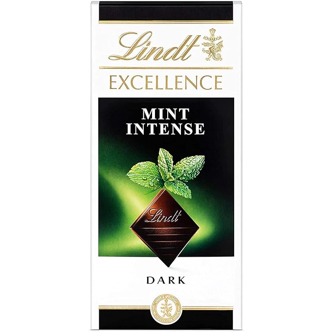 Lindt Excellence Mint Intense Dark Chocolate 100g Italy