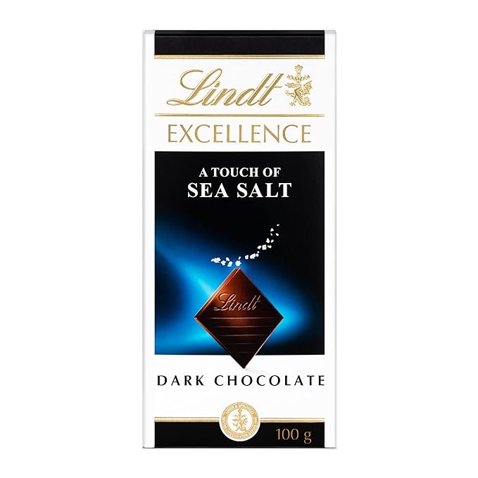 Lindt Excellence Sea Salt Dark Chocolate 100 G Italy