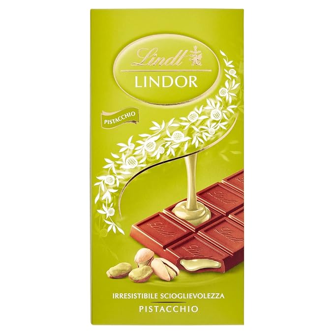 Lindt Chocolate Pistachio 100g Bar Italy
