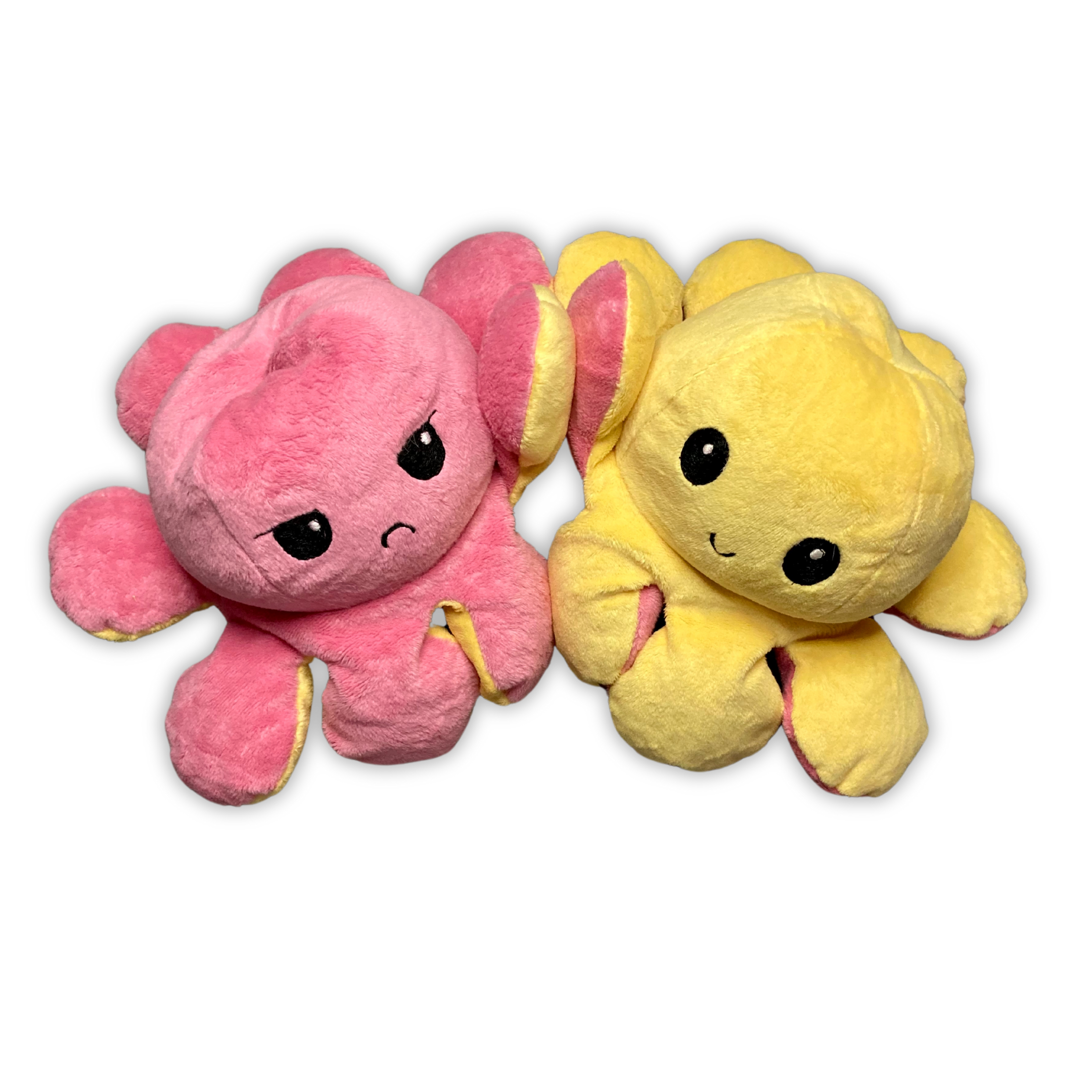 Reversible Octopus Pink & orange Plush Toy