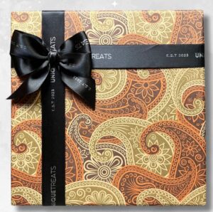 10x10x4 in Gift Box with ribbon