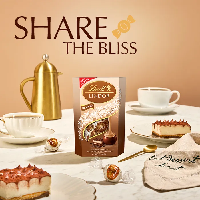 Lindt Lindor Tiramisu Milk Chocolate Truffles 200g - Image 3