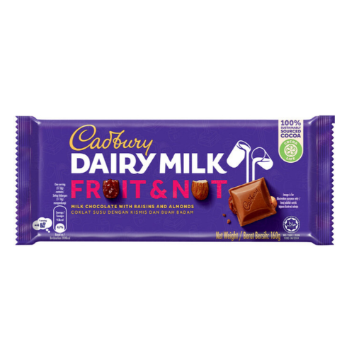 Cadbury Fruit And Nut 130g