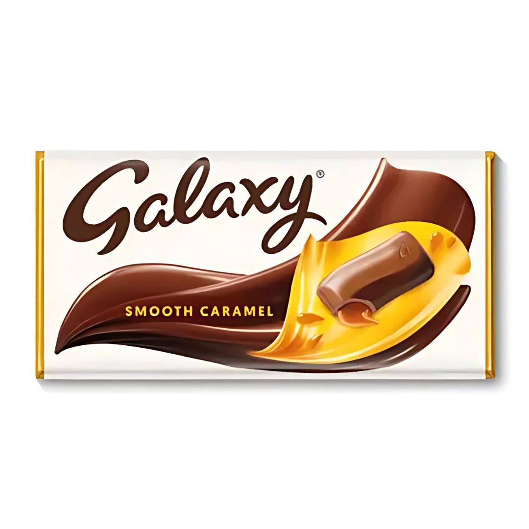 Galaxy smooth chocolate filled with smooth caramel 135g