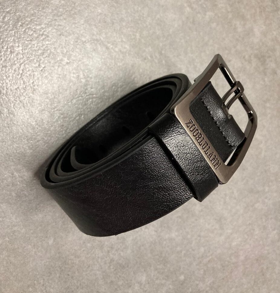 Mens PU Leather Belt (Black)