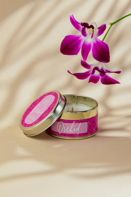 Orchid Regular Tin Candle