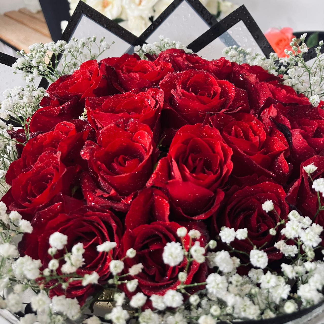 Imperial Red Bloom Bouquet - Image 3