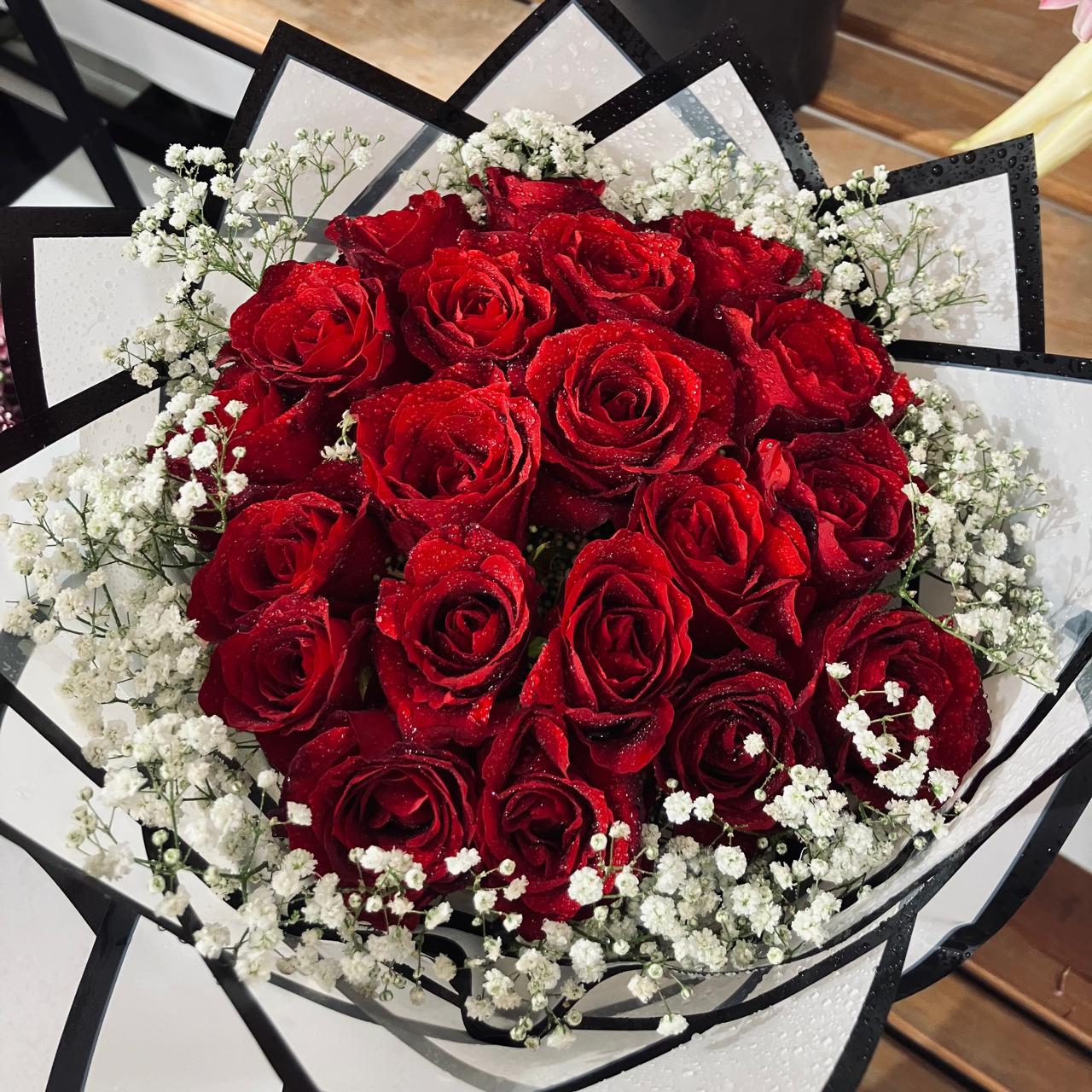 Imperial Red Bloom Bouquet - Image 4