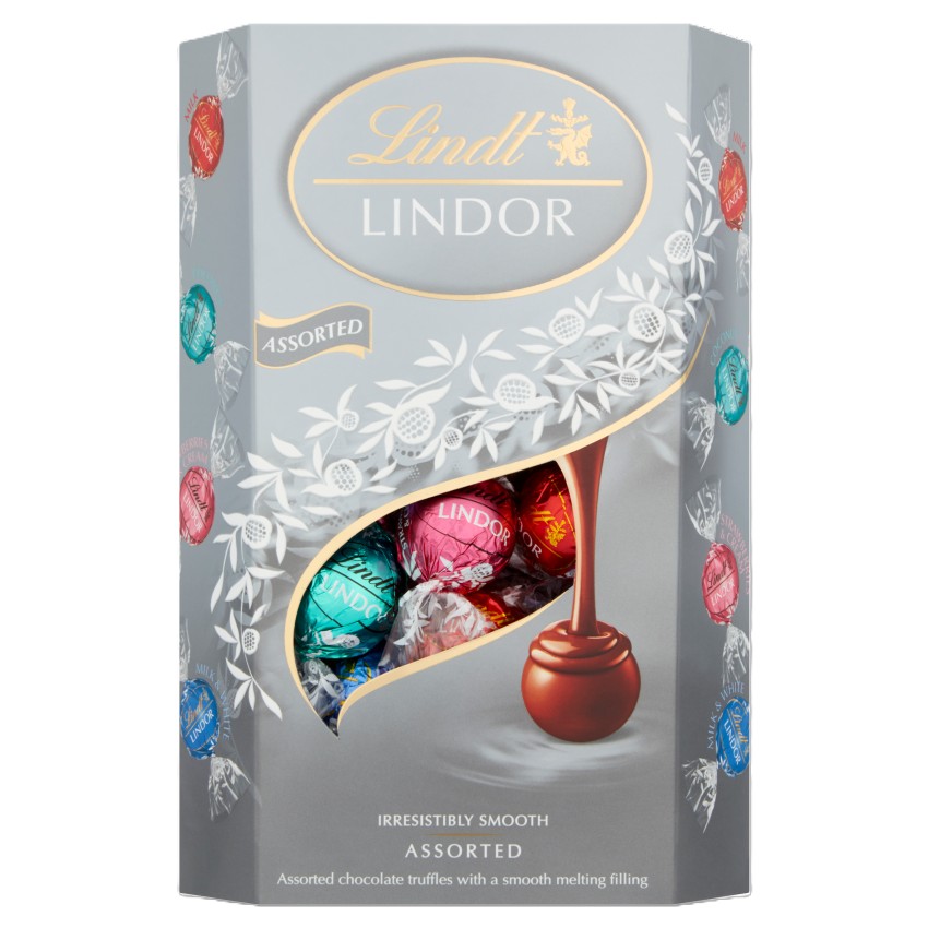 Lindt Lindor Silver Assorted Truffles 200g